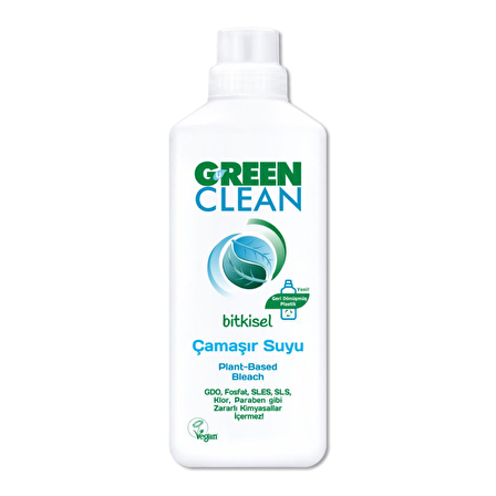 U Green Clean Organik Bitkisel Normal Sıvı Çamaşır Suyu 1 lt