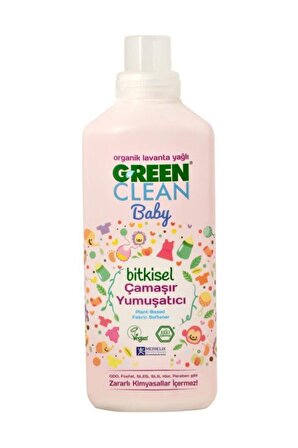 U Green Clean Bebek Organik Anti-Alerjik Beyazlar ve Renkliler İçin Yumuşatıcı 1000 ml Yıkama