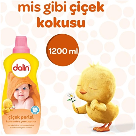 DALİN KONSANTRE YUMUŞATICI 1200ML ÇİÇEK PERİSİ