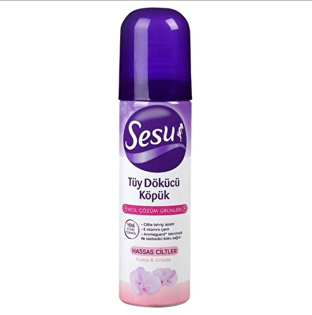 SESU TÜY DÖKÜCÜ KREM SPREY HASSAS CİLT 150 ML