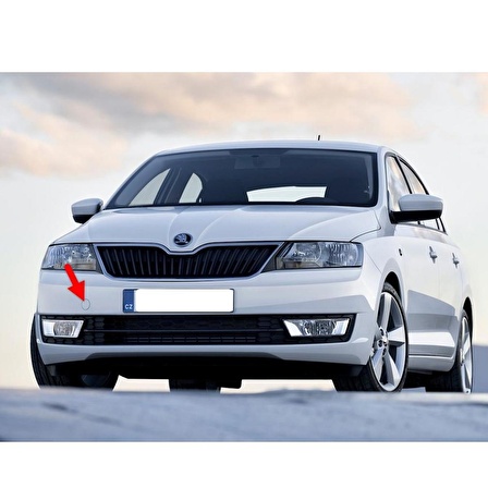 Skoda Rapid 2012-2021 Ön Tampon Çeki Çekme Demiri Kapağı 5JA807241