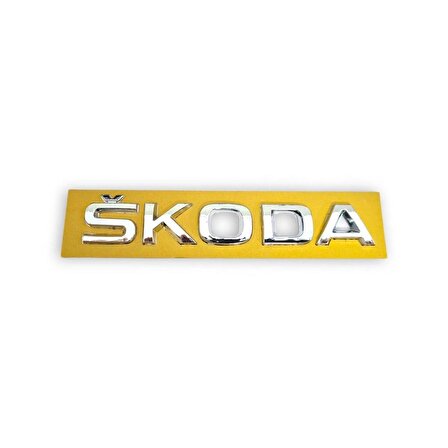 Skoda Rapid 2012-2021 Arka Bagaj Kapağı SKODA Marka Yazısı 5JA853687