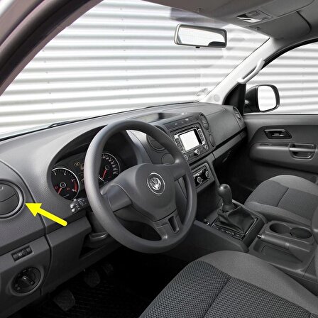VW Amarok 2010-2012 Kabin Havalandırma Klima Mazgalı Siyah OEM 2H0819703E