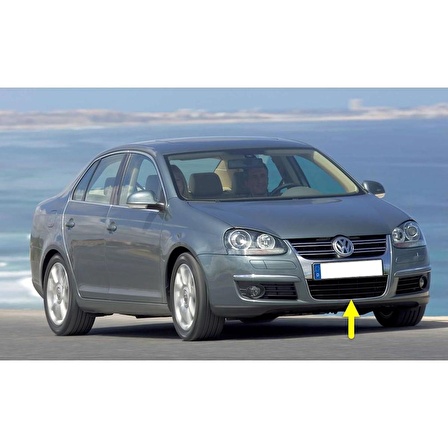 VW Jetta MK5 2006-2011 Ön Tampon Orta Izgarası Kromlu 1K0853677C