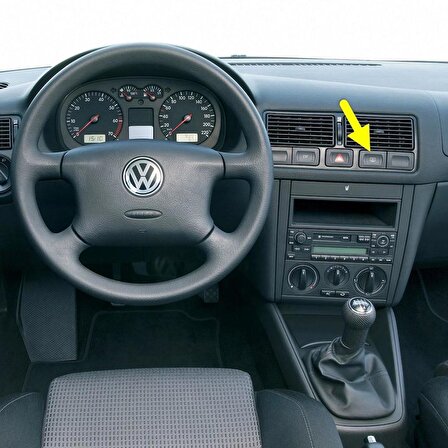 VW Golf 4 1998-2004 Arka Cam Buğu Rezistans Düğmesi 1J0959621C