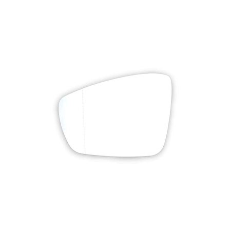 VW Polo 2015-2017 Sol Dış Dikiz Ayna Camı Isıtmalı 6R0857521H
