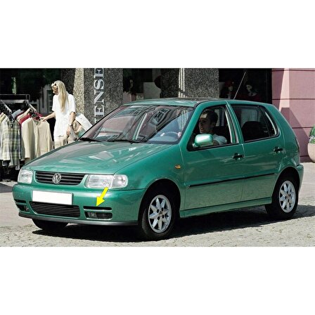 VW Polo HB 1994-1999 Ön Tampon Sol Sis Farı Üstü Çıtası 6N0853665A