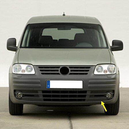 VW Caddy 2004-2010 Ön Tampon Sol Sis Çerçevesi Izgarası 2K0853683A