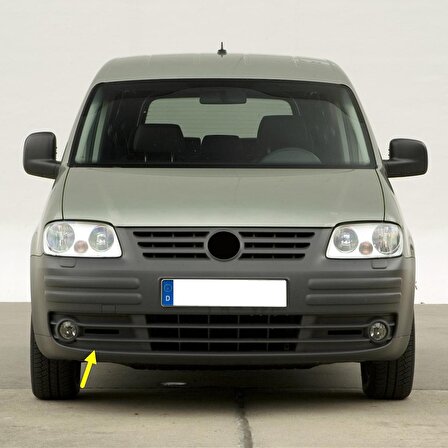 VW Caddy 2004-2010 Ön Tampon Sağ Sis Çerçevesi Izgarası 2K0853684A