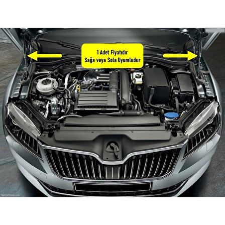 Skoda Superb 3 2015-2019 Motor Kaputu Amortisörü Pistonu 3V0823359A