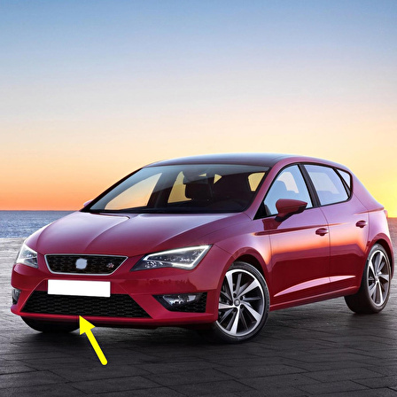 Seat Leon 3 FR 2013-2016 FR Ön Tampon Alt Orta Petek Izgara 5F0853667A