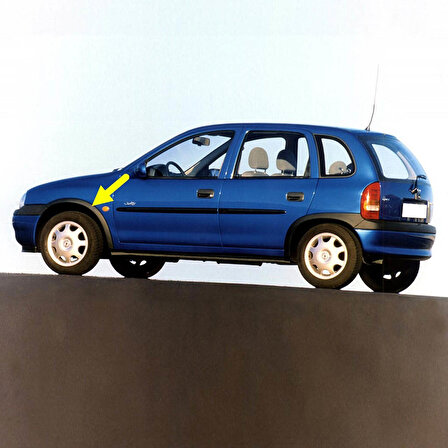 Opel Corsa B 1993-2000 Sol Ön Çamurluk Ağzı Plastik Dodik 1101863