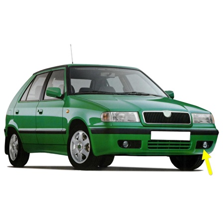 Skoda Felicia 1998-2001 Ön Tampon Sol Sis Farı Çerçevesi 6U0807431B