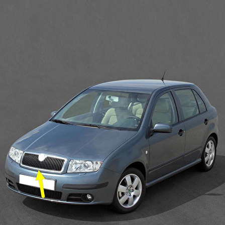 Skoda Fabia MK1 2005-2008 Ön Panjur Izgarası Krom Çerçeveli 6Y0853668B