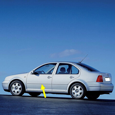 VW Bora 1999-2005 Sol Ön Kapı Çıtası Boyanır Tip 1J4853515G