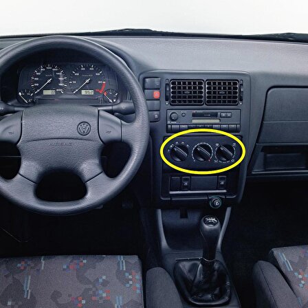 VW Polo Classic 1996-1999 Kalorifer Kumanda Paneli Düğmeleri 6N0819045