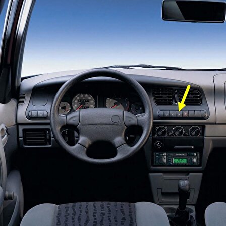 VW Caddy 1997-2001 Arka Sis Lambası Düğmesi Şalteri 6U0941733A