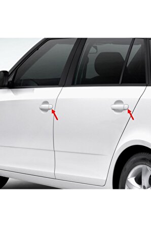 Vw Volkswagen Bora 1999-2005 Ön Arka Sağ Sol Dış Kapı Açma Kolu Kapağı Bademi 3b4839879a (1 Adet)