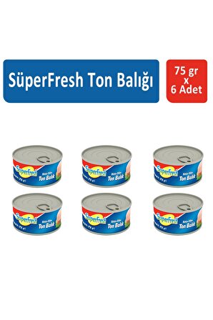 SuperFresh Ton Balığı 75 gr x 6 Adet