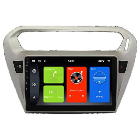 Citroen C-Elysee Android Multimedya Sistemi (2012-2020)