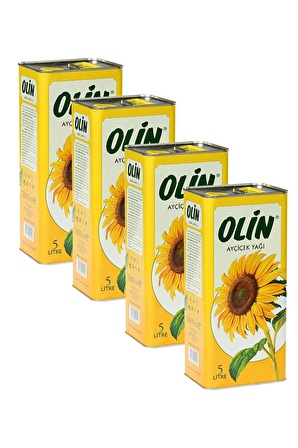 Olin Teneke Ayçiçek Yağı 4x5 lt 