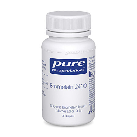 Pure Encapsulations Bromelain 2400 60 Kapsül - AROMASIZ
