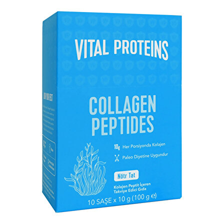 Vital Proteins Collagen Peptides 10 Saşe x 10 Gr Nötr Tat - AROMASIZ