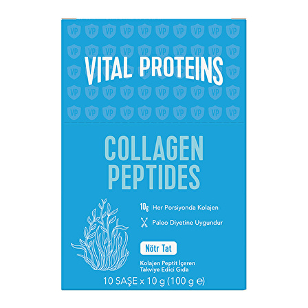 Vital Proteins Collagen Peptides 10 Saşe x 10 Gr Nötr Tat - AROMASIZ