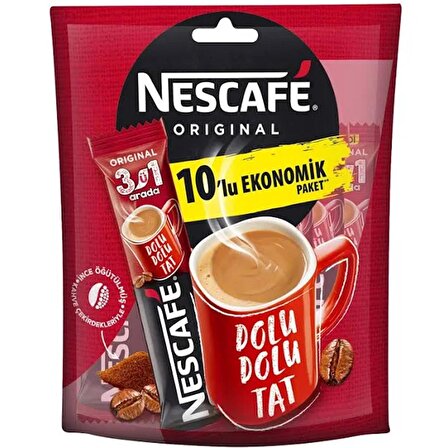 Nescafe 3'ü 1 Arada 17.5 gr 10'lu Hazır Kahve