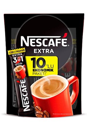 Nescafe 3-ü1 Arada Extra MP 10-lu 165 GR (6'lı)