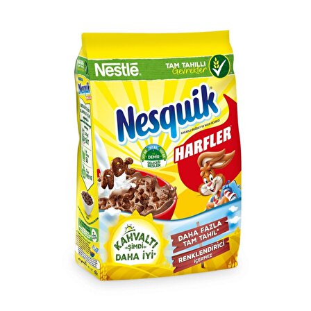 Nestle Nesquik Çikolatalı Gevrek Harfler 310 gr