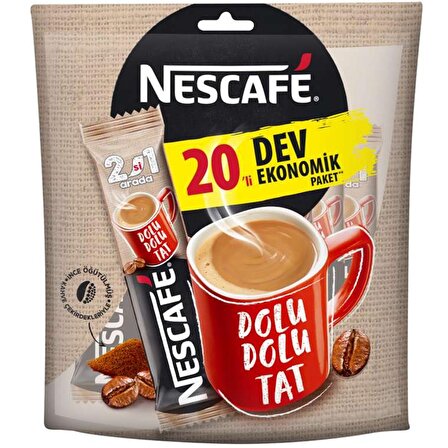 Nescafe 2'si 1 Arada 200 gr 3x20'li Hazır Kahve