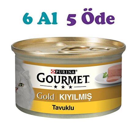 Gourmet Gold 5+1 Kıyılmış Tavuklu Kedi Maması