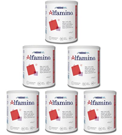 Nestle Alfamino Prebiyotik Biberon Maması 6 x 400 gr
