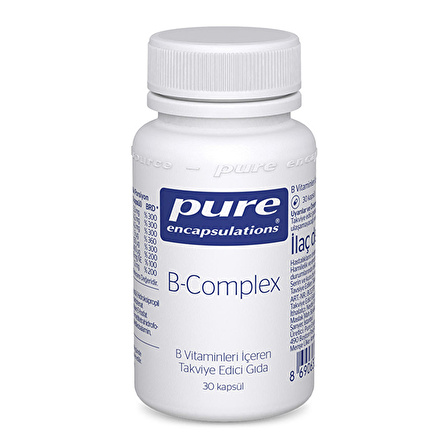 Pure Encapsulations B-Complex 30 Kapsül - AROMASIZ