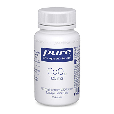 Pure Encapsulations Coenzyme Q10 120 Mg 30 Kapsül - AROMASIZ