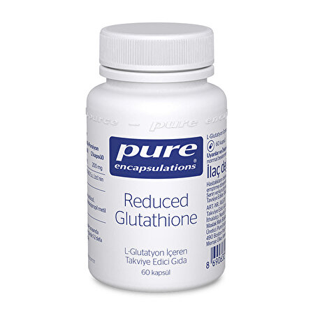 Pure Encapsulations Reduced Glutathione 60 Kapsül - AROMASIZ