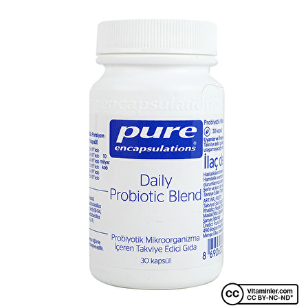 Pure Encapsulations Daily Probiotic Blend 30 Kapsül - AROMASIZ