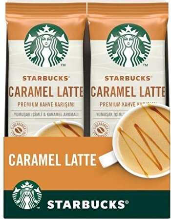 Starbucks Karamel Aromalı Latte 21.5 gr 10'lu Paket 