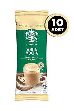 Starbucks White Mocha Premium Kahve Karışımı 24 Gr X 10 Adet