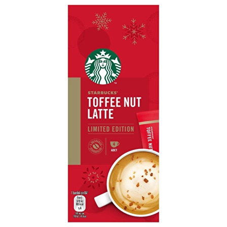 Starbucks Toffee Nut Latte 100 gr 4'lü Hazır Kahve