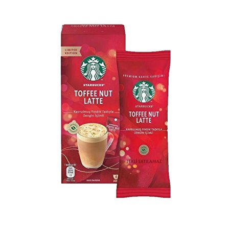 Starbucks Toffee Nut Latte Kahve Karışımı 4 x 23 gr