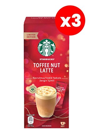 Starbucks Toffee Nut Latte Kahve Karışımı 12 X 23 G (4’lü 3 Paket=12 Adet) R0