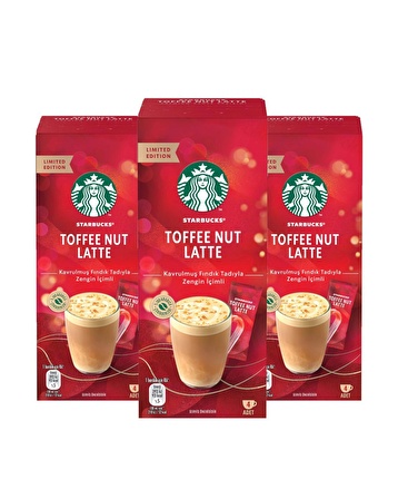 Starbucks Toffee Nut Latte Kahve Karışımı 12 X 23 G (4’lü 3 Paket=12 Adet) R0