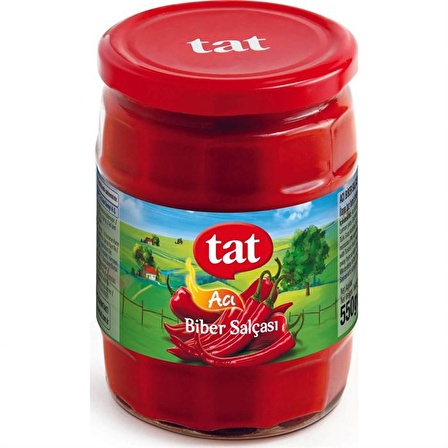 Tat Acı Biber Salça 550 Gr