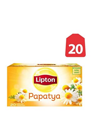 Lipton Papatya Organik Bardak Poşet Yeşil Çay 30 gr 20'li 