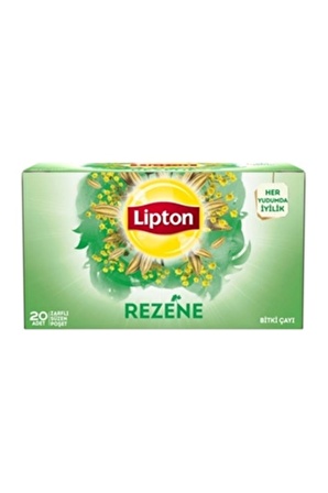 Lipton Rezene Organik Bardak Poşet Yeşil Çay 40 gr 20'li 