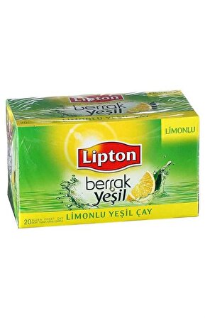 Lipton Limonlu Organik Bardak Poşet Yeşil Çay 20'li 