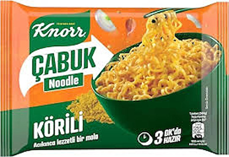 Knorr Çabuk Noodle Körili 66 gr x8