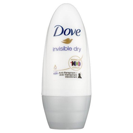 Dove Invisible Antiperspirant Leke Yapmayan Kadın Roll-On Deodorant 50 ml